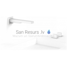 TRES SLIM Single-lever wall-mounted faucet, white matt