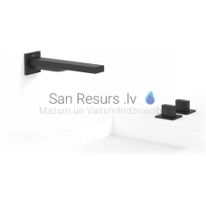 TRES SLIM Single-lever wall-mounted faucet, black matt