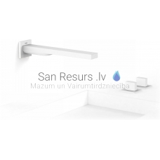 TRES SLIM Single-lever wall-mounted faucet, white matt