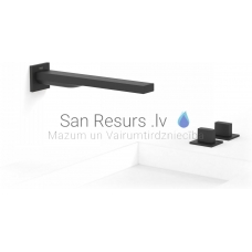 TRES SLIM Single-lever wall-mounted faucet, black matt