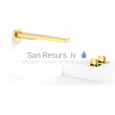 TRES SLIM Single-lever wall-mounted faucet, gold