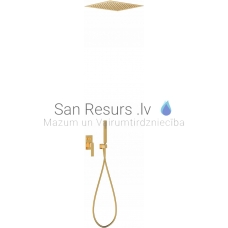 TRES SLIM built-in shower faucet with shower set, gold
