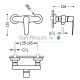 FLAT-TRES Single-lever shower faucet, Chromium