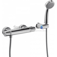 TRES TRESMOSTATIC Shower faucet with thermostat FLAT, Chromium