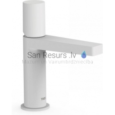 TRES PROJECT sink faucet, white matt