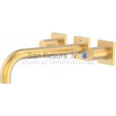TRES PROJECT built-in sink faucet, gold matt