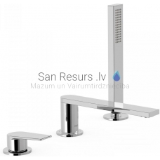TRES PROJECT Single lever bath rim faucet, Chromium