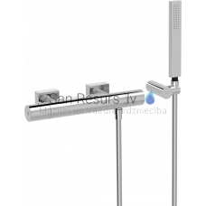 TRES PROJECT Shower faucet with thermostat, Chromium
