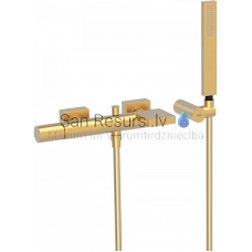 TRES PROJECT shower/bath faucet, gold matt