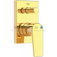 TRES PROJECT potinkinis kriauklės maišytuvas (2 kanalas), Auksas