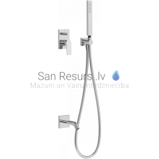 TRES PROJECT Builtin shower/bath system set, Chromium