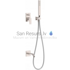 TRES PROJECT zemapmetuma dušas/vannas sistēmas komplekts ar vienu sviru, tērauda