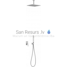 TRES PROJECT built-in shower faucet with shower set, Chromium