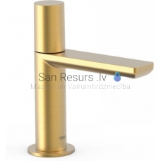 TRES PROJECT Washbasin faucet for one water, gold matt