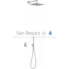 TRES PROJECT built-in shower faucet with shower set, Chromium