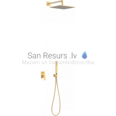 TRES PROJECT zemapmetuma dušas sistēmas komplekts, zelta, gold matēts