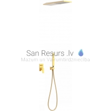 TRES PROJECT built-in shower faucet with shower set, gold
