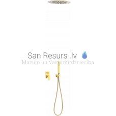 TRES PROJECT built-in shower faucet with shower set, gold