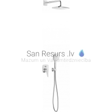 TRES CANIGÓ PLUS built-in shower faucet with shower set, Chromium