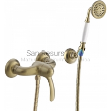 TRES CLASIC RETRO shower faucet, Antique brass, cooper matt
