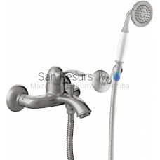 TRES CLASIC RETRO Single-lever bath faucet, Steel