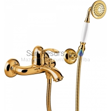 TRES CLASIC RETRO Single-lever bath faucet, gold