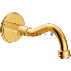TRES CLASIC RETRO Wall spout, gold