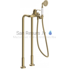 TRES CLASIC RETRO Single-lever bath faucet, Antique brass, cooper matt