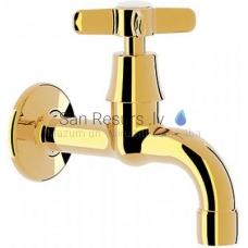 TRES CLASIC RETRO Wall faucet, gold