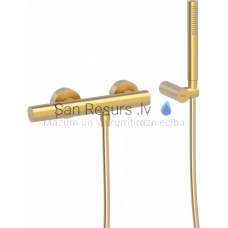 TRES STUDY shower faucet, gold matt