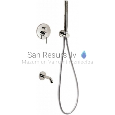 TRES STUDY built-in shower faucet with shower set, Steel
