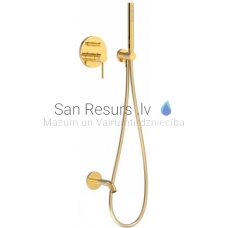 TRES STUDY built-in shower faucet with shower set, gold