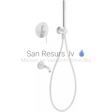 TRES STUDY built-in shower faucet with shower set, white