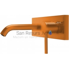 TRES STUDY Single-lever wall-mounted faucet, orange