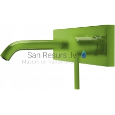 TRES STUDY Single-lever wall-mounted faucet, Green