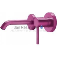 TRES STUDY Single-lever wall-mounted faucet, Violet