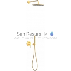 TRES STUDY built-in shower faucet with shower set, gold matt