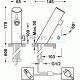 TRES ELECTRONIC washbasin faucet with sensor system 230 / 6V