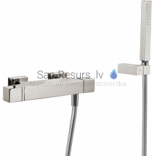TRES CUADRO Shower faucet with thermostat, Steel