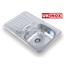Раковина из нержавеющей стали UKINOX COP 778.488 GW 8K 