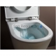 PRO Rimless WC wall mounted toilet with Slim Soft Close toilet seat