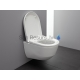 PRO Rimless WC wall mounted toilet with Slim Soft Close toilet seat