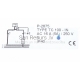 WATTS immersed thermostat TC for automatic boiler control (external scale, pocket 100mm)