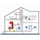WATTS thermostatic valve AM62C AQUAMIX 42-60°C Kvs-1.5