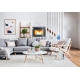 Centrometal built in pellet air heating fireplace CentroPelet Z15 5.32-14.5kW