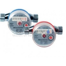 Квартирный счетчик для воды Minomess 80mm 1/2' 1.5 m³/h 30°C с креплениями