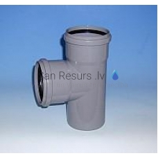 Канализационный тройник DN 50/50 87GR