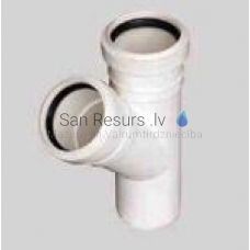 Канализационный тройник DN 32/32 87GR