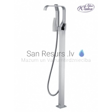 LIWIA floor-mounted bath mixer with hand shower