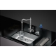 Kitchen faucet PLATINA-INOX (stainless steel)